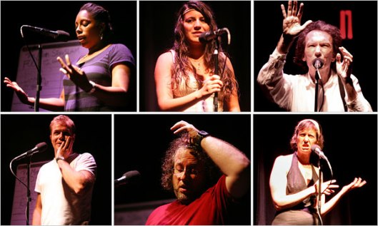 Photographs by Michael Falco for The New York Times, 2009 Moth Event  at the Nuyorican Poets Cafe 